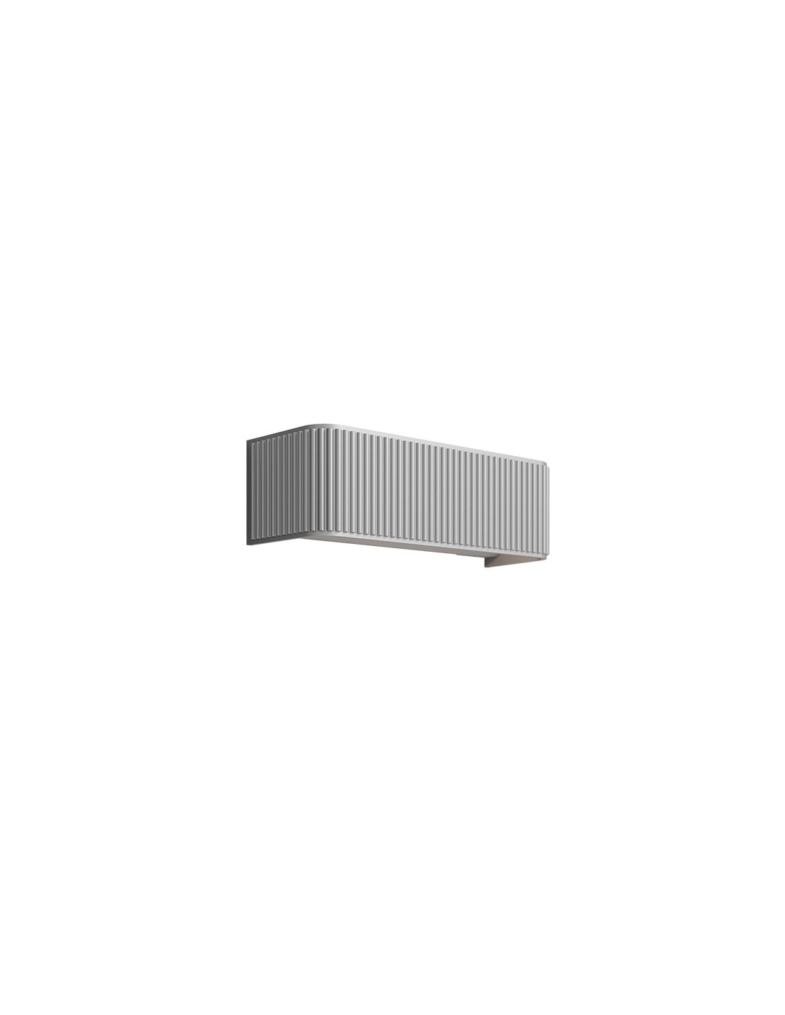 Rotaliana Dresscode W2 lampada  a parete led in alluminio satinato