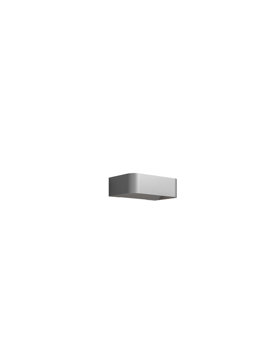 Rotaliana Frame W1 applique rettangolare in alluminio satinato led