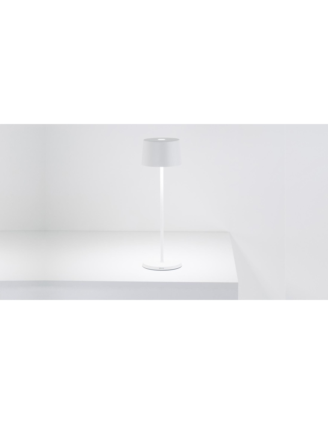 Zafferano Olivia lampada senza fili a led finitura foglia rame