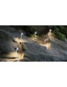 Zafferano Olivia lampada senza fili a led finitura foglia rame