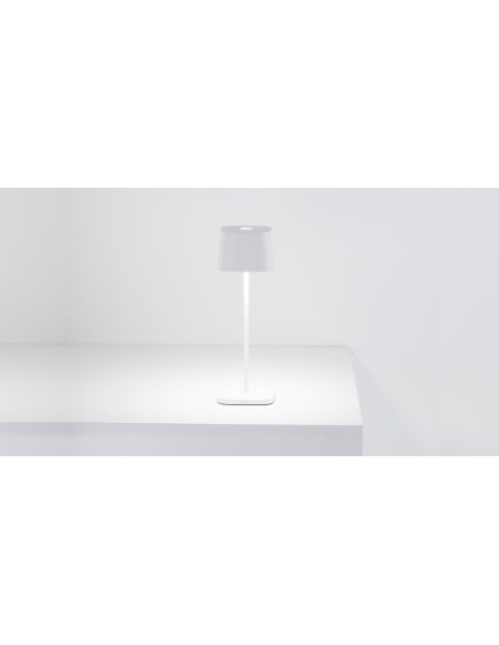 Zafferano Ofelia lampada led dimmerabile finitura sabbia
