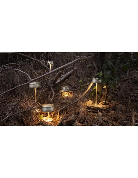 Zafferano Sister Light lampada dimmerabile finitura blu anodizzato