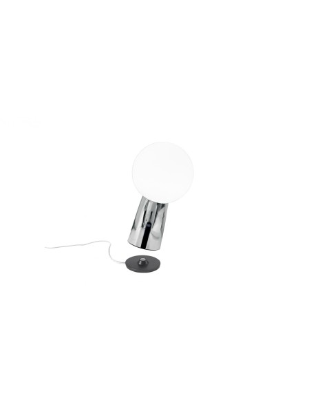 Olimpia cromo lampe à porter moderna led ricaricabile