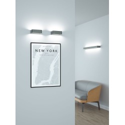 Rotaliana Frame W3 lampada muro bianca LED