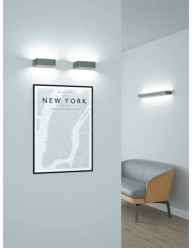 Rotaliana Frame W3 lampada muro bianca LED