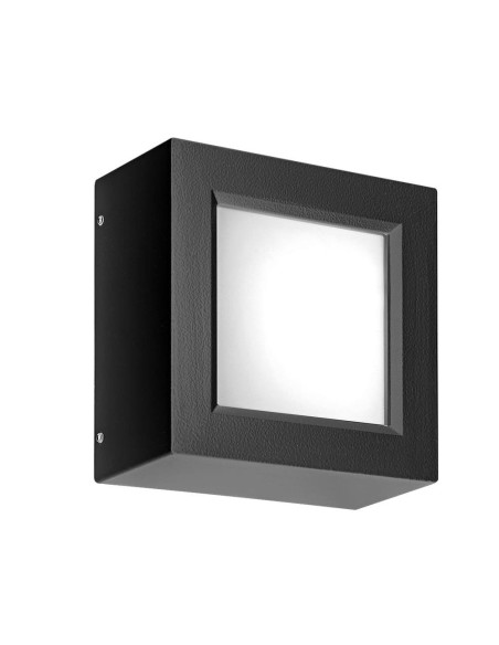 Rossini Enter ENT005 plafoniera led quadrata in alluminio per esterni