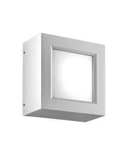 Rossini Enter ENT005 : plafonnier LED carré en aluminium pour l'extérieur
