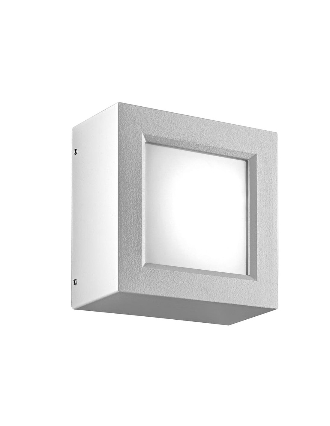 Rossini Enter ENT005 : plafonnier LED carré en aluminium pour l'extérieur