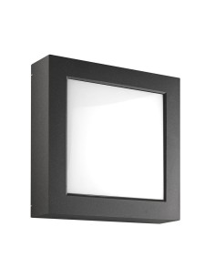 Rossini Enter ENT007 plafoniera led quadrata in alluminio per esterni