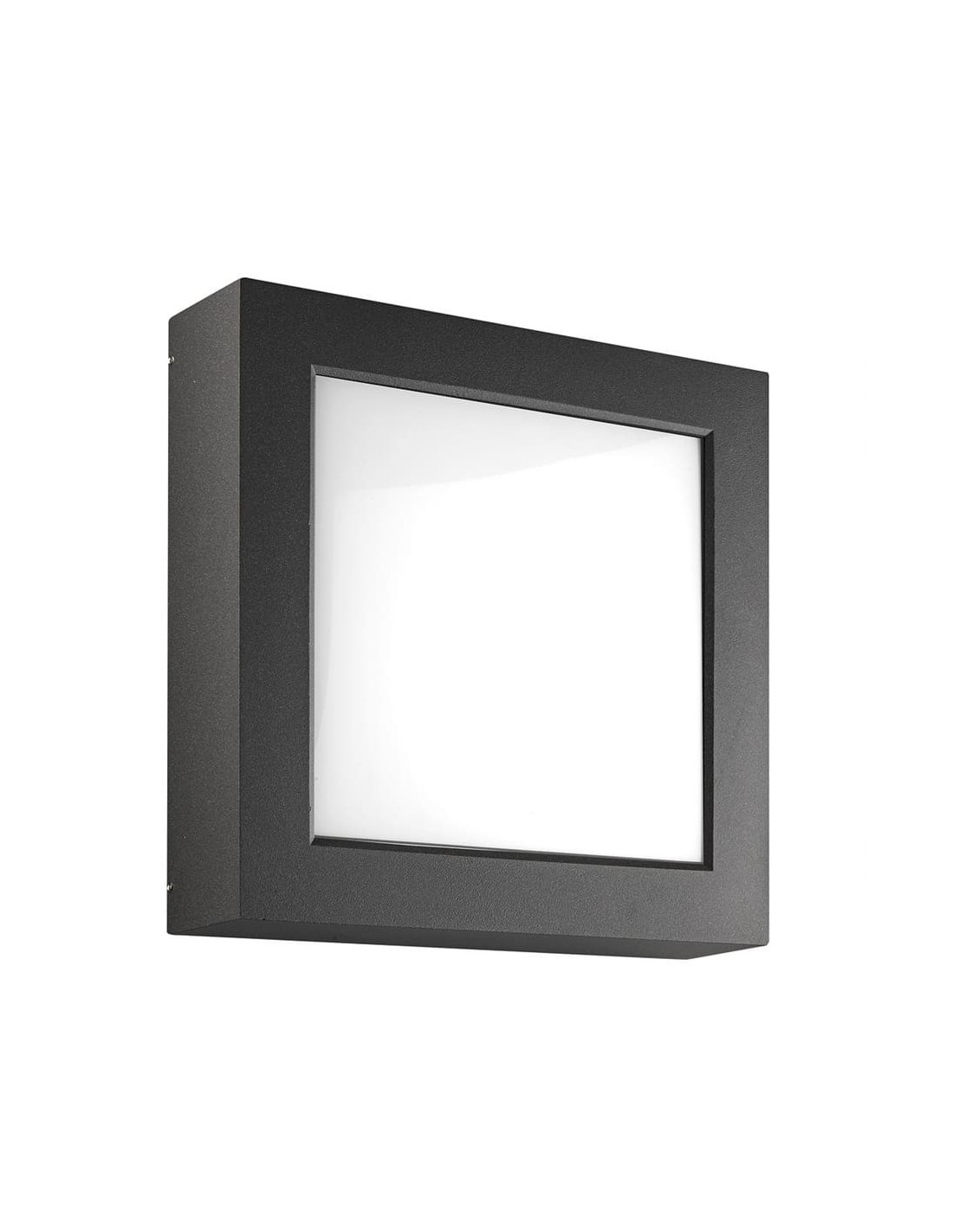 Rossini Enter ENT007 plafoniera led quadrata in alluminio per esterni