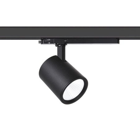 Rossini Hedin HED001 faretto per binario trifase GROOVE nero