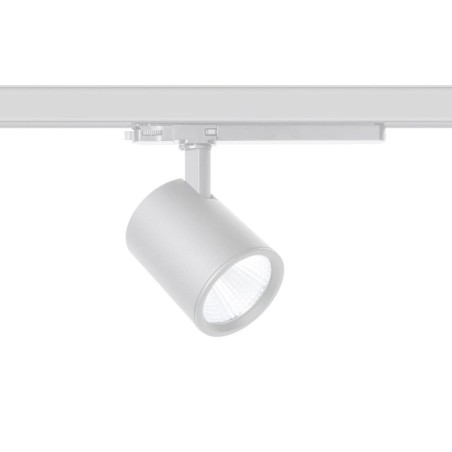Rossini Hedin HED004, spot sur rail triphasé GROOVE 32 W DALI, couleur blanche