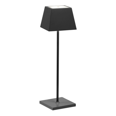 Siesta Rossini SIE001GR, lampe de table rechargeable par USB, lampe LED sans fil, lampe de table à piles
