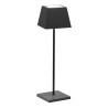 Siesta Rossini SIE001GR, lampe de table rechargeable par USB, lampe LED sans fil, lampe de table à piles