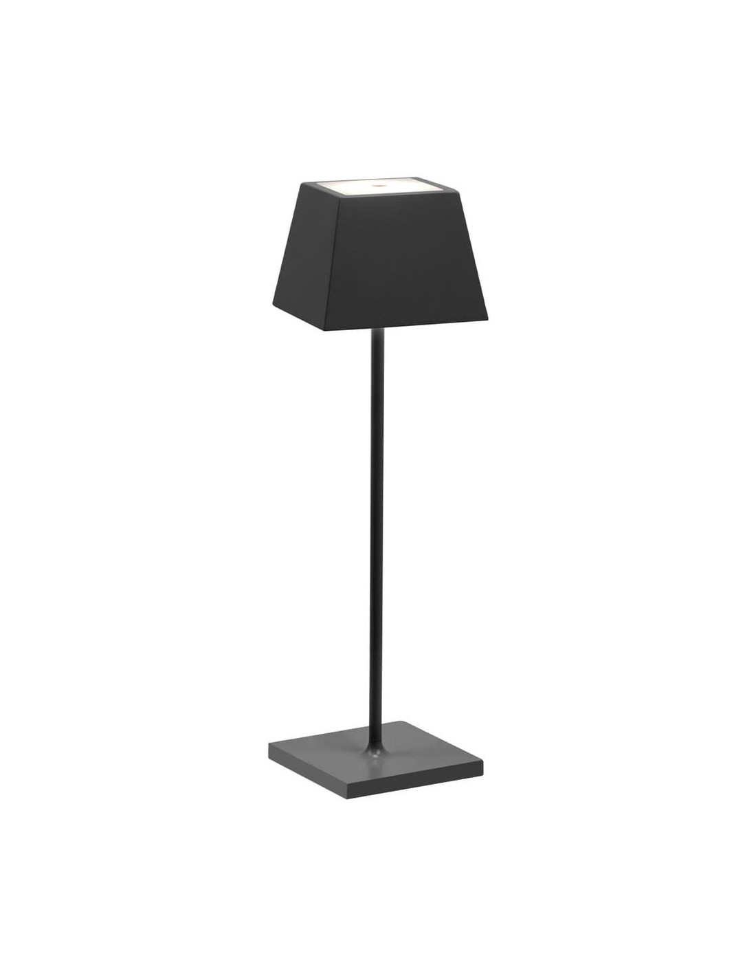 Siesta Rossini SIE001GR, lampe de table rechargeable par USB, lampe LED sans fil, lampe de table à piles
