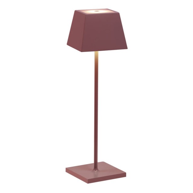 lampe de table Siesta SIE001RO, lampes d'extérieur de table, lampe de table rechargeable et économique