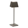 Rossini Siesta : lampe de table rechargeable, lampe de table LED à piles, éclairage d'extérieur à piles, éclairage d'extérieur à