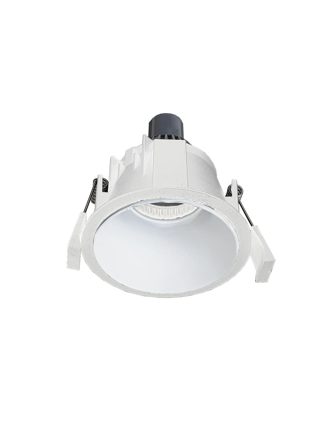 Rossini Virtual VIR002B : spot encastrable avec cadre blanc, douille GU10