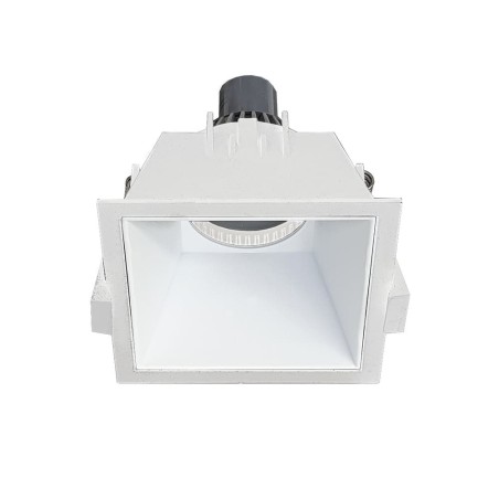 Rossini Virtual VIR001B faretto quadrato ad incasso con cornice bianca