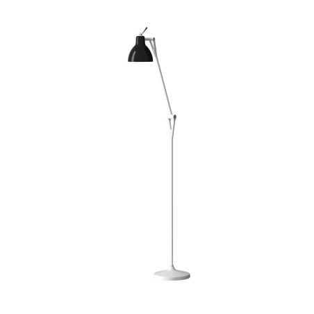 Rotaliana Luxy F1 lampada da terra bianca diffusore nero
