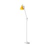 Rotaliana Luxy F1 lampada da terra bianca diffusore giallo
