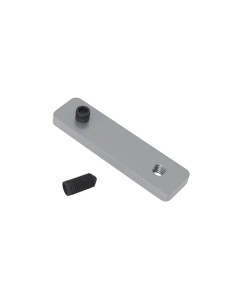 Joint linéaire en aluminium avec 2 vis de réglage 
4 x 6 mm