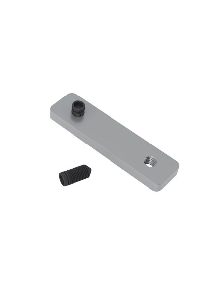 Joint linéaire en aluminium avec 2 vis de réglage 
4 x 6 mm