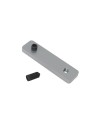 Giunto lineare in alluminio comprensivo di 2 grani 
4x6 mm