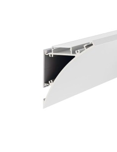 Rossini Ebi EBI027 : profilé en aluminium extrudé blanc destiné à accueillir une bande LED