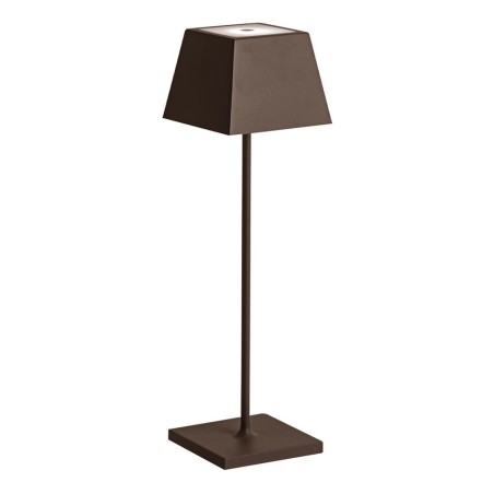 Lampada Siesta Rossini SIE001CO, lampade da tavolo ristorante ricaricabili, lampada led tavolo ristorante