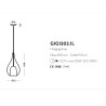Cangini e Tucci Zoe GIG1303.1L lampadario moderno