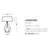 Cangini e Tucci Zoe LUGIG1303 lampada moderna per tavolo