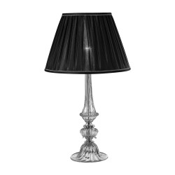 Rossini Wendy P.1962-40 lampada da tavolo in vetro di murano con paralume E27
