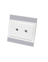 9010 4248M faretto rasomuro doppio led