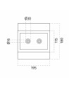 9010 4248S Miniled Dor faretto rasomuro sottile