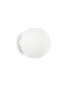 Ideal Lux Mapa Bianco AP1 D20 lampada da parete moderna in vetro soffiato bianco acidato