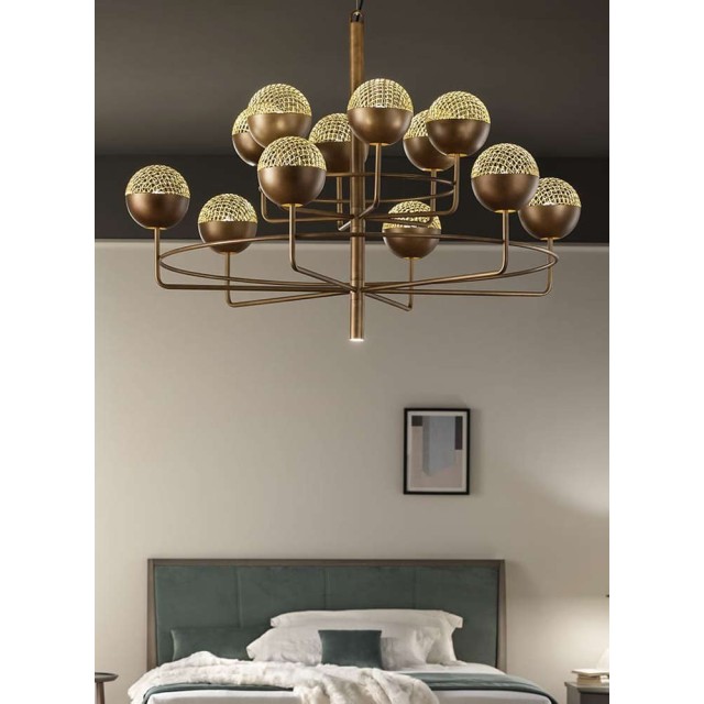 MASIERO Iglù S12+2 Lampadario moderno