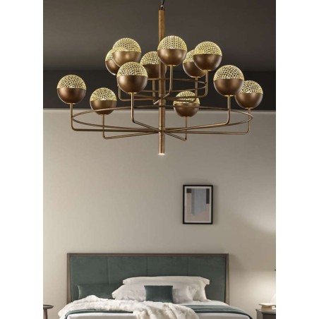 MASIERO Iglù S12+2 Lampadario moderno