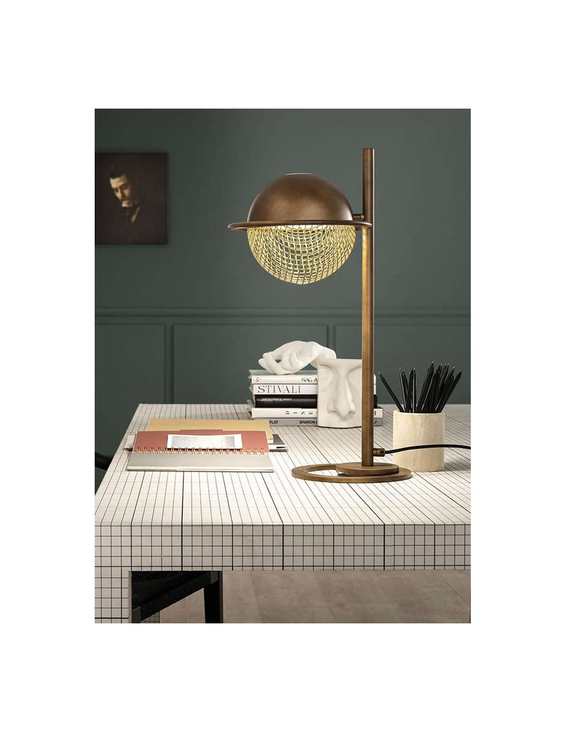 MASIERO Iglù TL1 lampade led da tavolo, lampada scrivania led, lampada led scrivania, lampade da scrivania a led