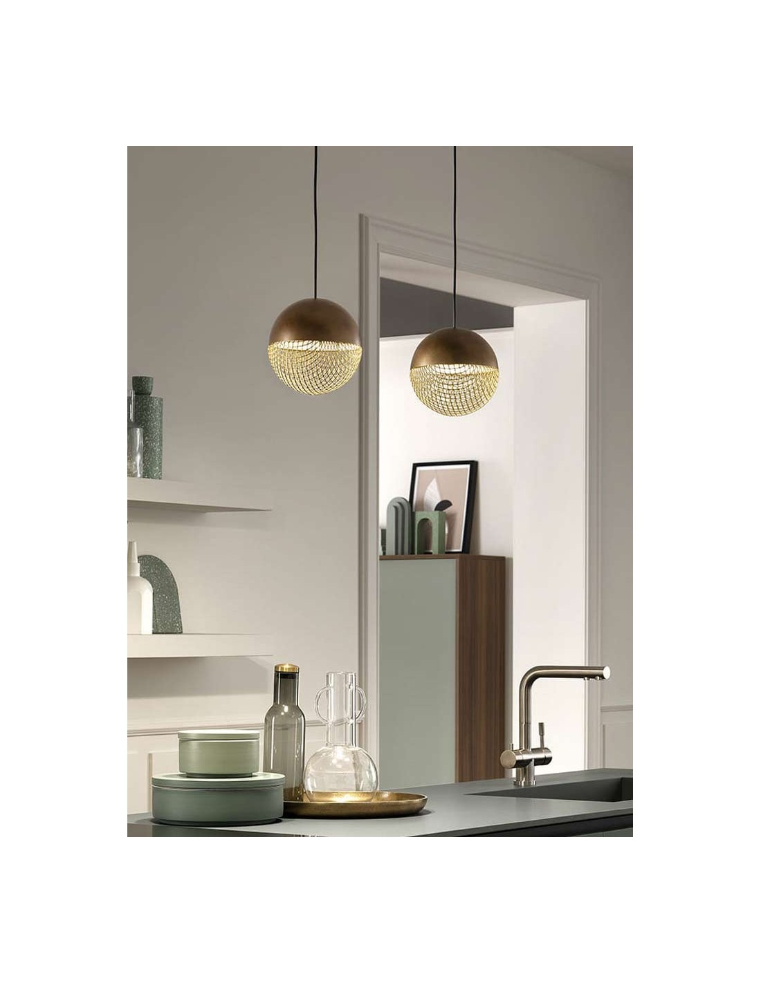 MASIERO Iglù S2 sospensione moderna led