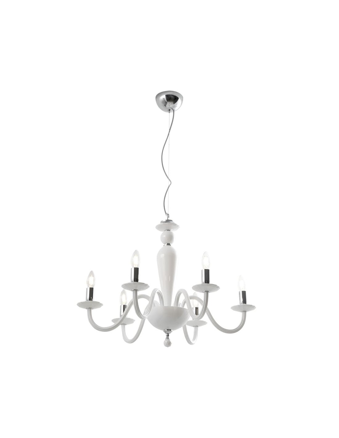 Rossini Cristelle CRI002, lustre classique à 6 bras