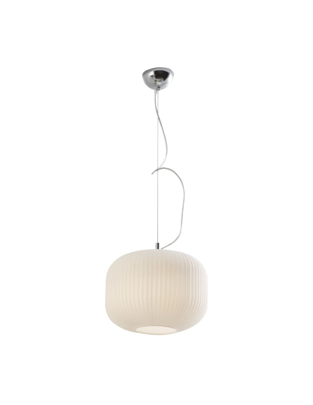 Rossini Rigadin RIG004, lustre de cuisine en verre blanc