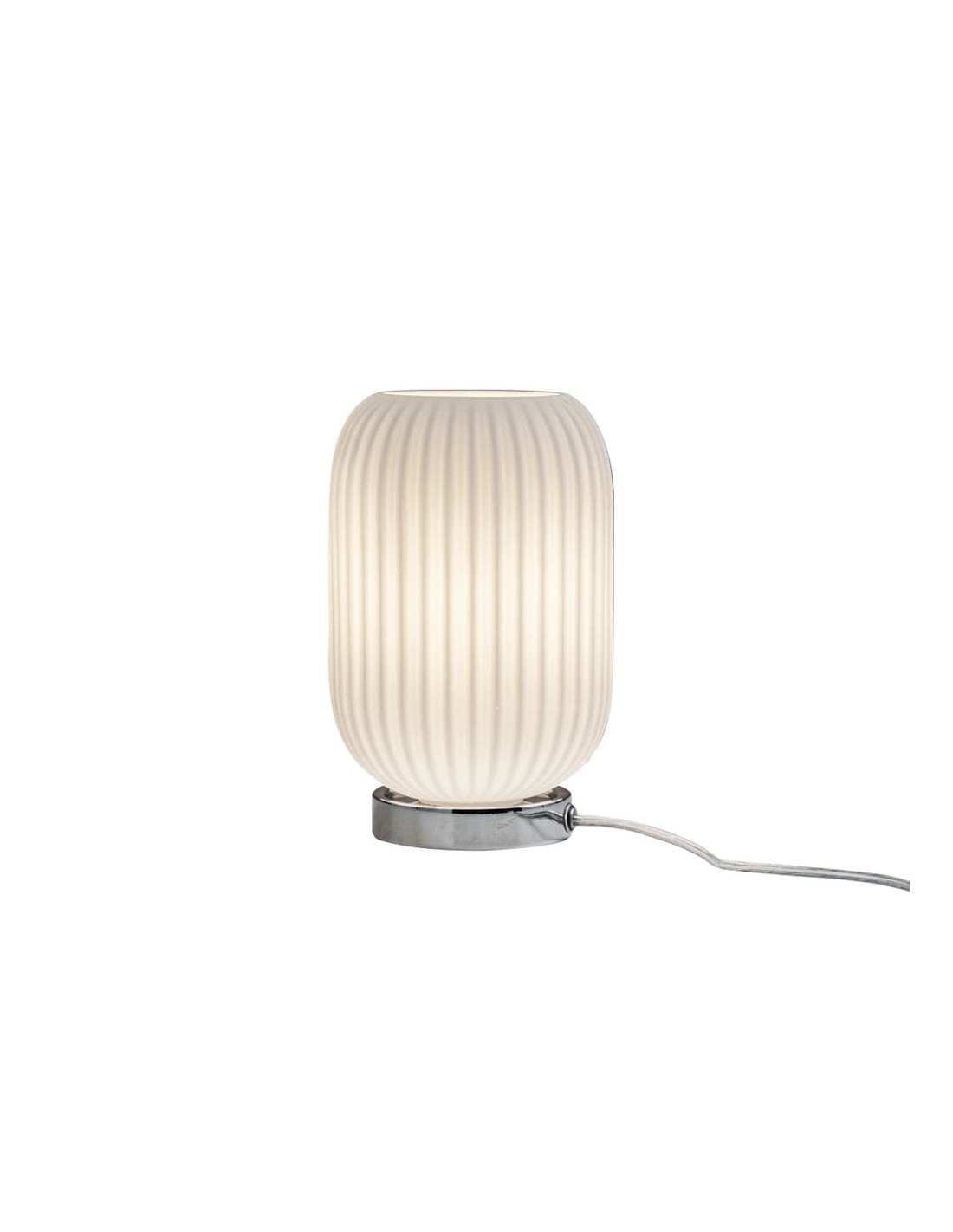 Rossini Rigadin RIG001 : lampe de table en verre, lampe de chevet moderne, lampe de chambre