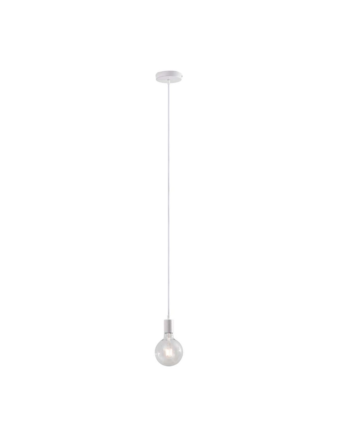 Rossini Erkel ERK101B lampada a sospensione moderna con cavo in tessuto colorato