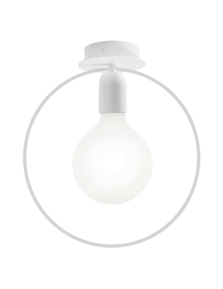 Rossini  Jay JAY002 : plafonnier moderne avec ampoule apparente