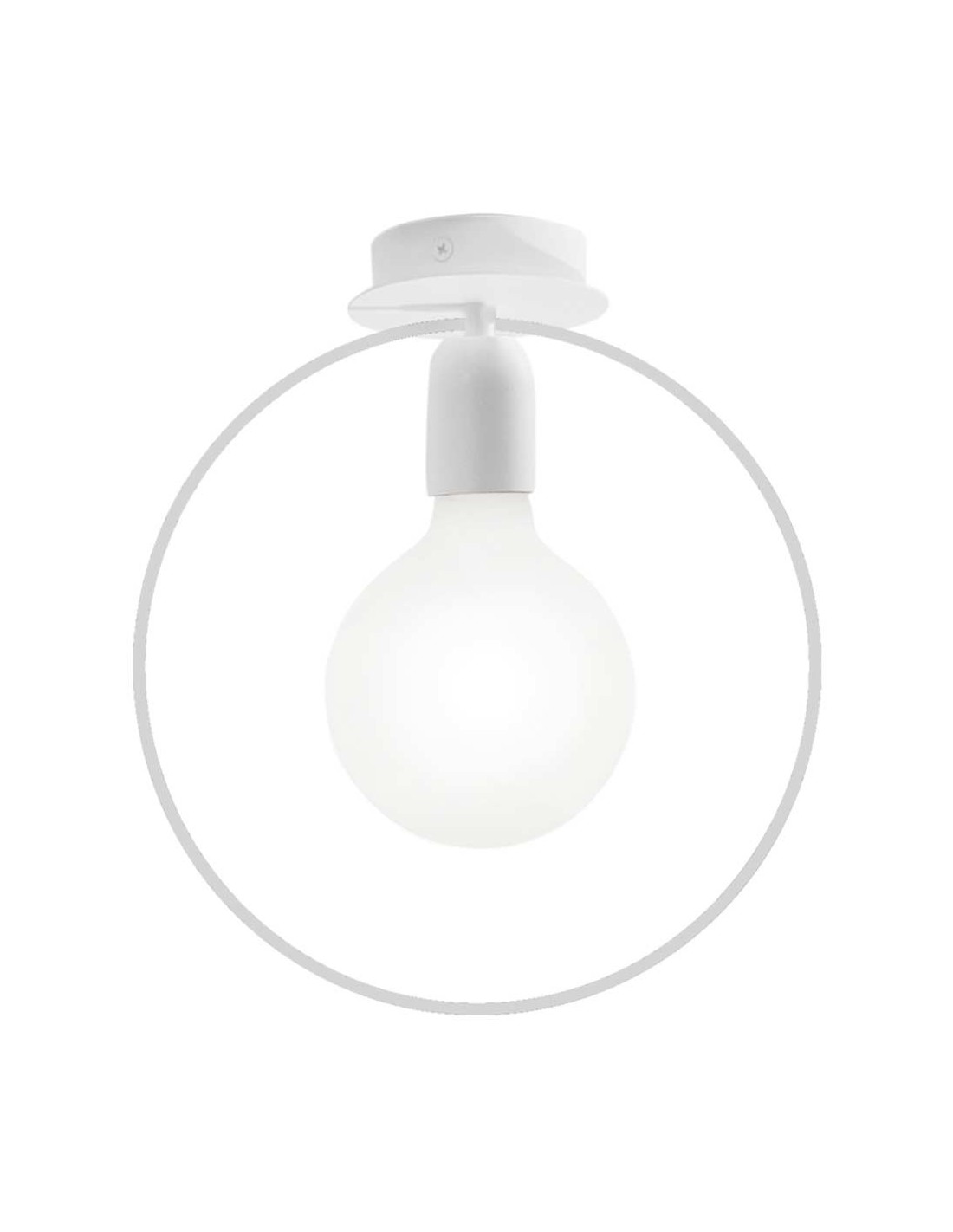 Rossini  Jay JAY002 : plafonnier moderne avec ampoule apparente