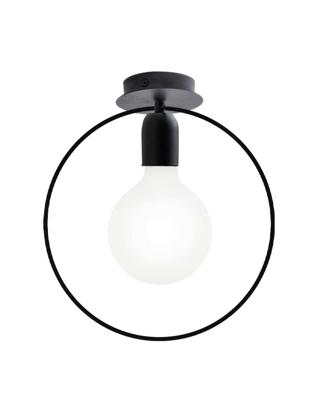 Rossini  Jay JAY002 : plafonnier moderne avec ampoule apparente