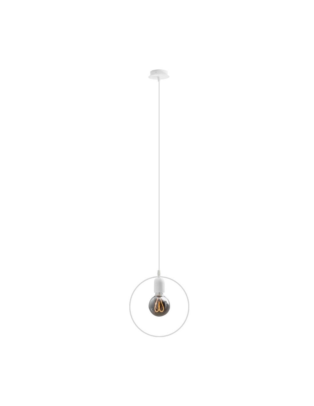 Rossini  Jay : lustre de cuisine moderne avec ampoule apparente