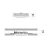 9010 4249R miniled quadro faretto rasomuro sottile