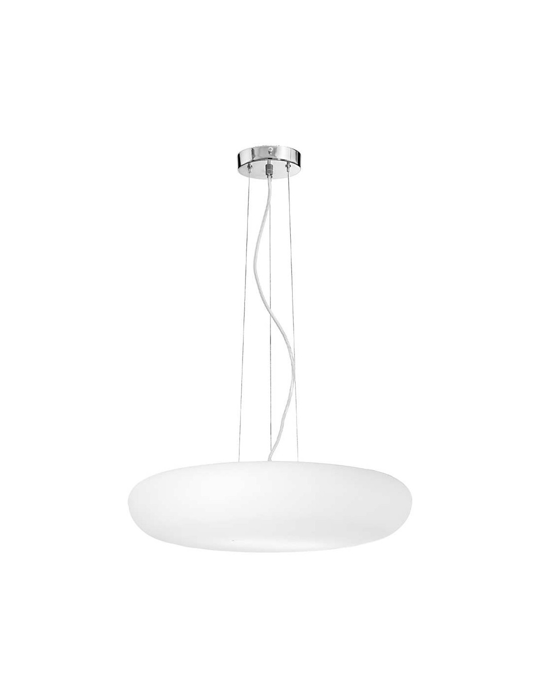 Rossini Glenn S.10470-LED  sospensione led in vetro soffiato bianco